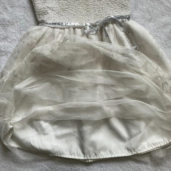 Children’s Place 5/6 White Tulle Floral Party Dress GUC Girl Special Occasion - Picture 11 of 16